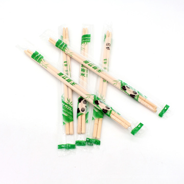 Custom Packaged Disposable Bamboo Round Chopsticks For Restaurant